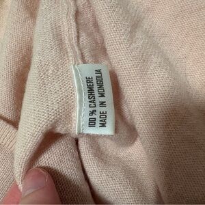 Nordstrom Women's Light Pink Cashmere Tank Top